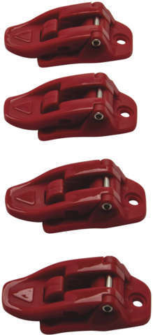Answer AR1 Boot Replacement Parts: Buckle Kit, Red/Black, Youth One Size 445250