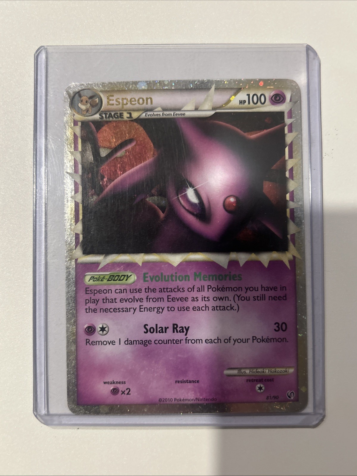 Espeon (Prime) 81/90 Undaunted Holo Near Mint!!