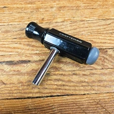 Rare Sears Craftsman USA T-handle Screwdriver 47135 Storage Lid and Bits