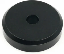 Aluminum 45 RPM Record Adapter for Turntables | Stable Playback Spindle - Black.