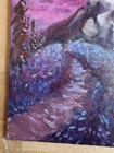fantasy castle on mountains moon forest pathway oil painting Haileylikespaint — photo 5