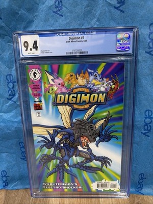 DIGIMON DIGITAL MONSTERS #5 Cgc 9.4 Graded Comic Dark Horse Presents 2000