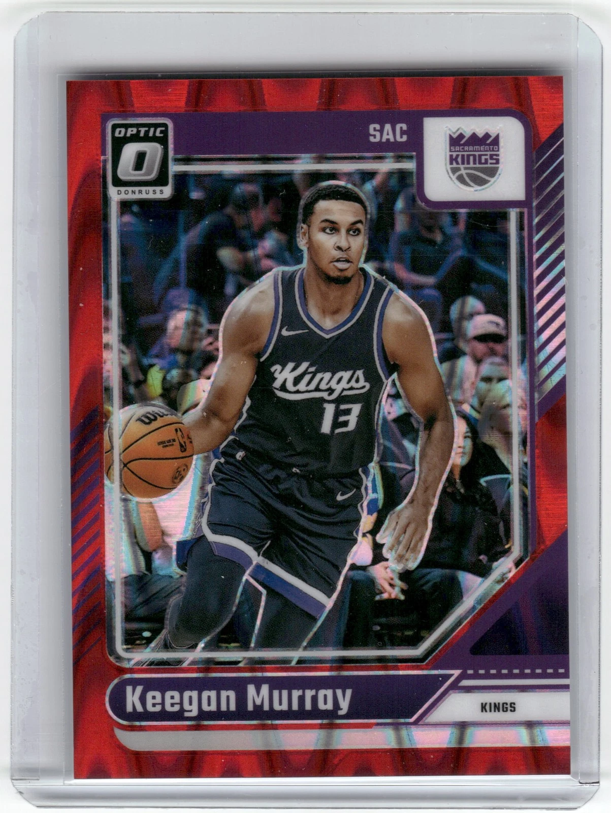 2024-25 Optic Keegan Murray #47 Red Seismic /149