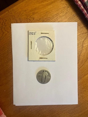 1925 Standing Liberty Quarter , 90% Silver 25C US Coin