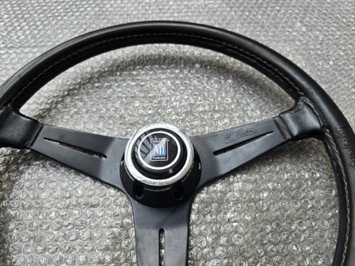 VINTAGE NARDI STEERING WHEEL GREAT GENUINE PART BMW E30 E28 190E og 1980 380mm - Picture 3 of 20