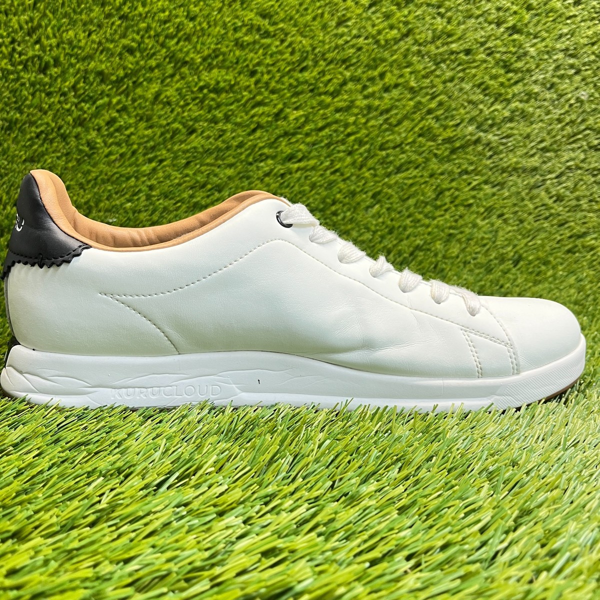 Kuru ROAM White Classic Court Sneaker Men Size 8 Leather Comfort Shoes Kuru ROAM White Classic Court Sneaker Men | Mercari main image 2