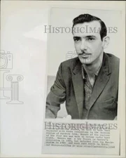 1965 Press Photo Eloy Gutierrez Menoyo, anti-Castro guerrilla leader.