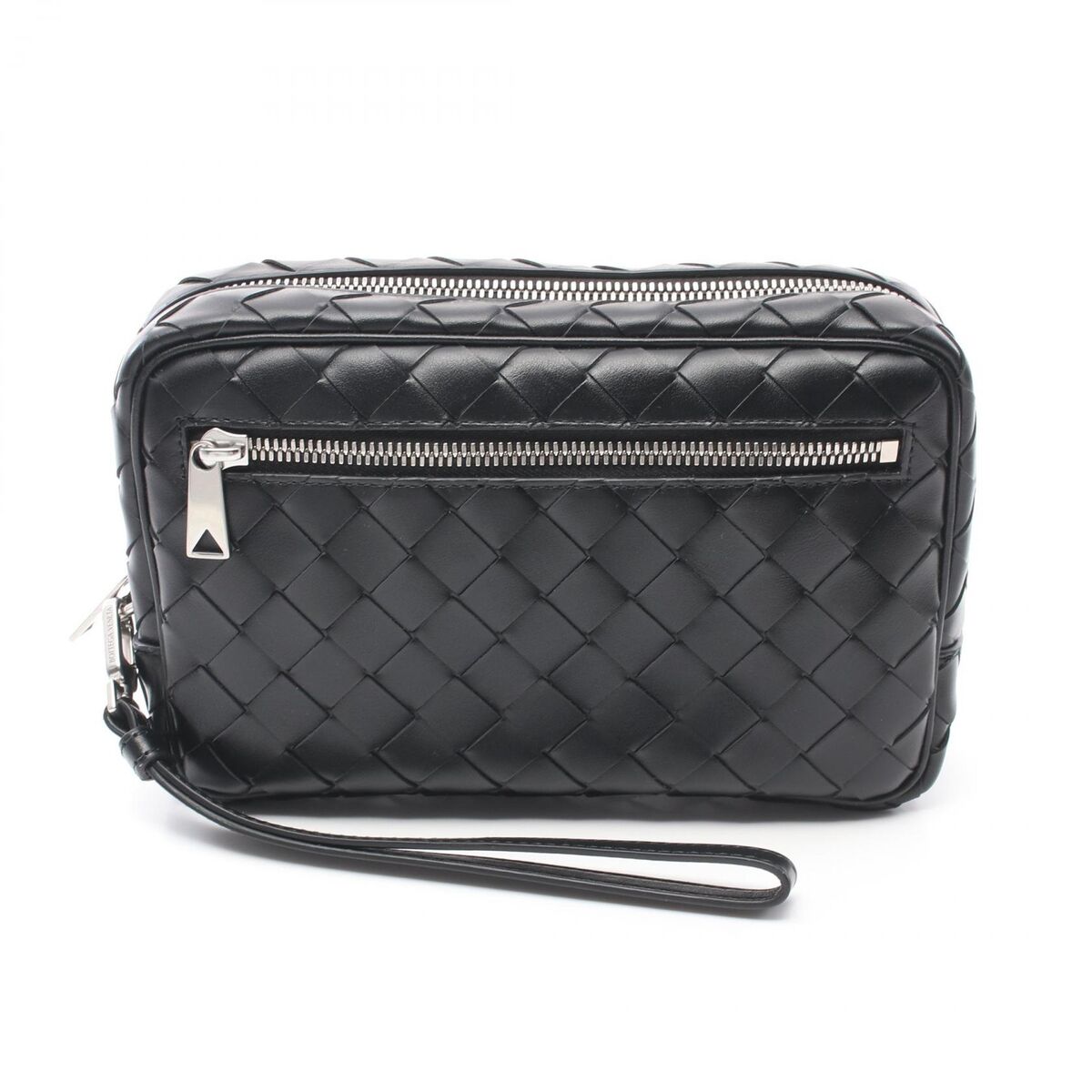 BOTTEGA VENETA Intrecciato small wristlet pouch bag BOTTEGA VENETA Intrecciato small wristlet pouch bag