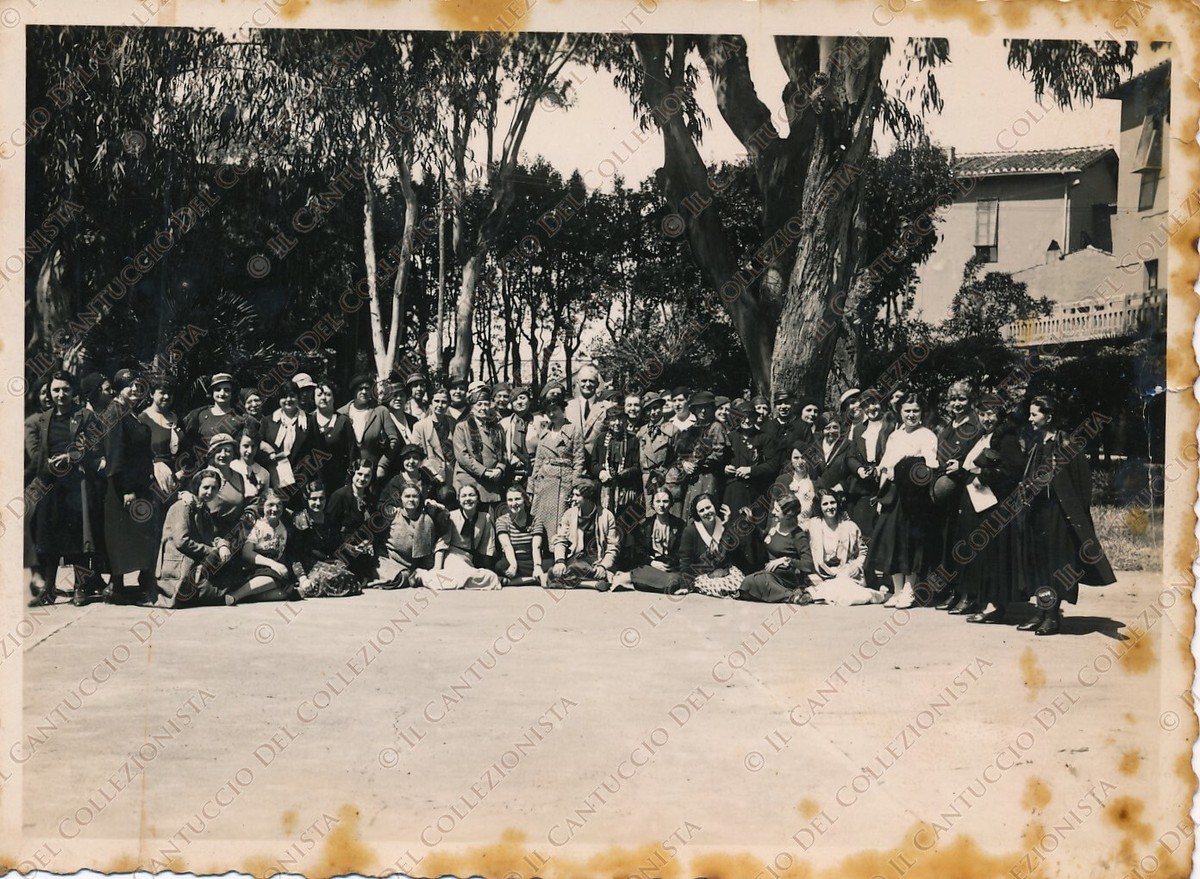 Photo Ancienne 1934 - Latina, Torre Di Fogliano, Foce Rio Martino - Travailleurs - Frollini