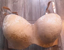 "CurvyCouture" Strapless Sensation Multi-Way BRA Gentle Push Woman 36G