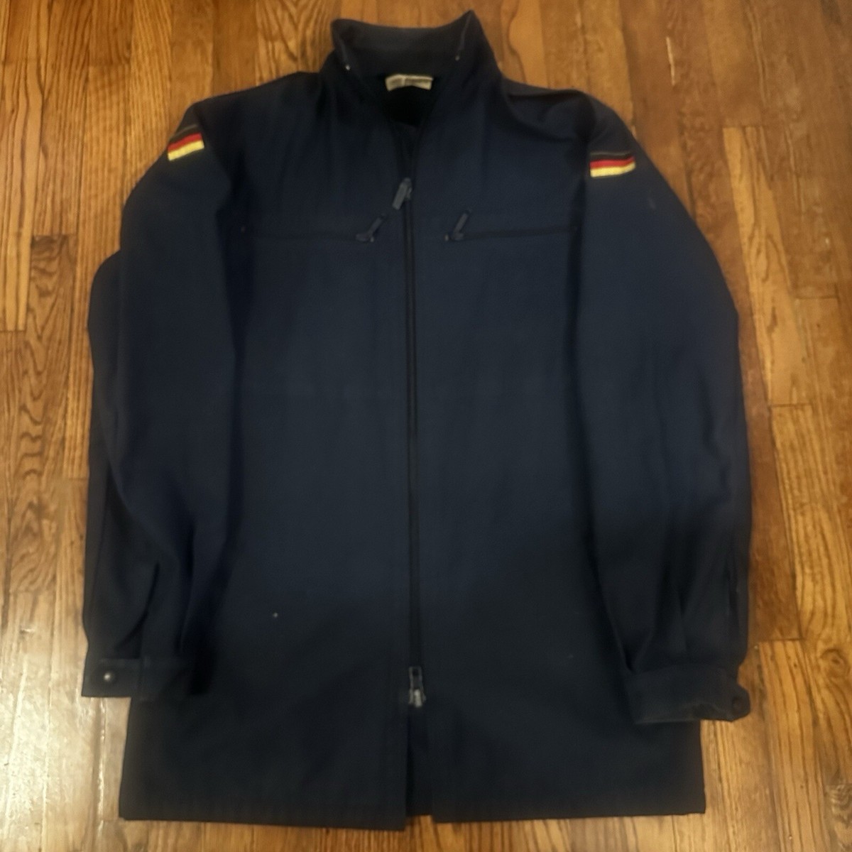 roundabout　Military Serge Chore Jacket $598 John Varvatos Collection officer field utility chore