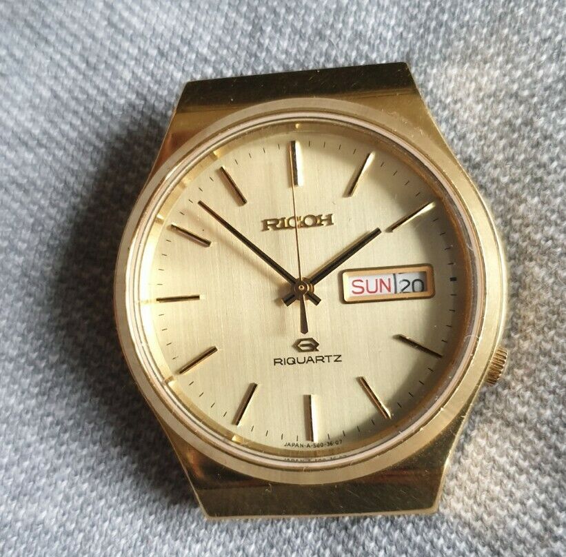 Faulty - Mens Ricoh Riquartz Cal 580 Japan Quartz Watch for Faulty - Mens Ricoh Riquartz Cal 580 Japan Quartz Watch for