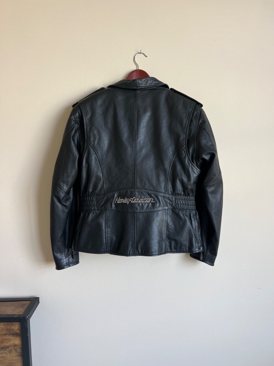 Vintage 50th Anniversary Harley Davidson Leather Jacket - Women's