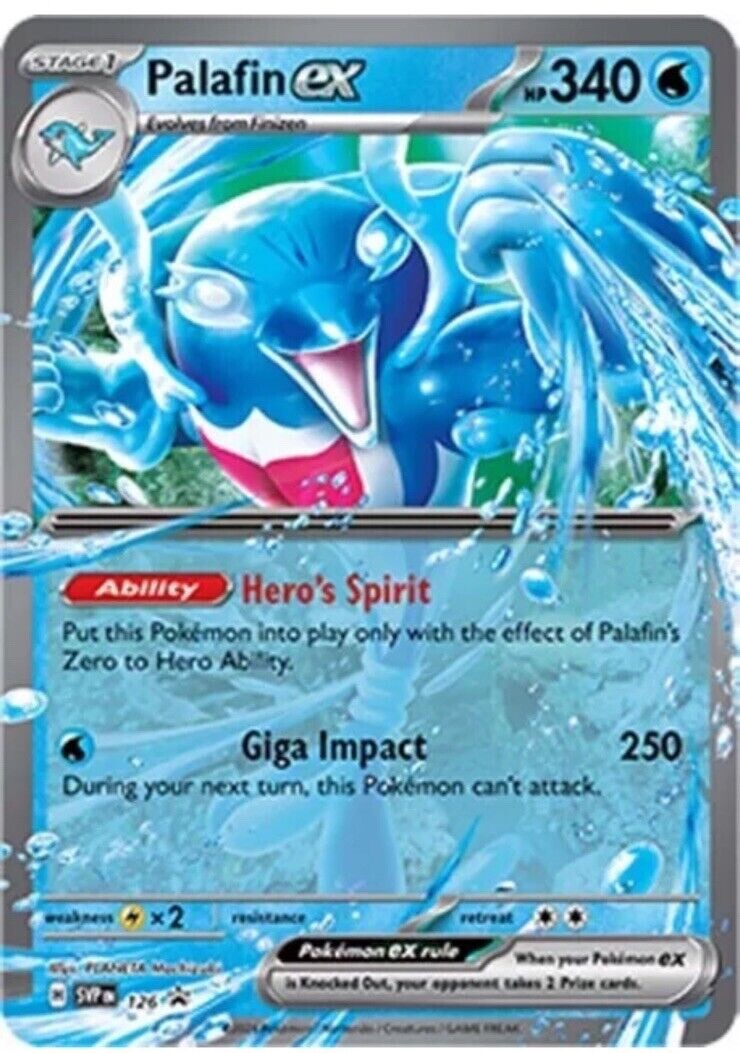 Pokemon - Palafin ex - SVP 126 - Scarlet & Violet - Black Star Promo - NM/M