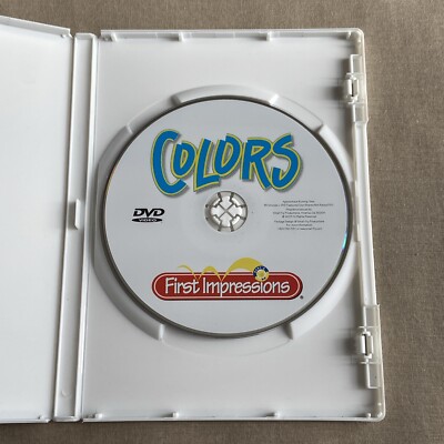 Baby's First Impressions - Colors (DVD 2003) Ages 1-5 Yrs. Early