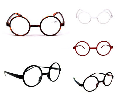 Lesebrille rundes Gestell klassisch stilvoll Retro 5 Farben & 10 Stärken 8360