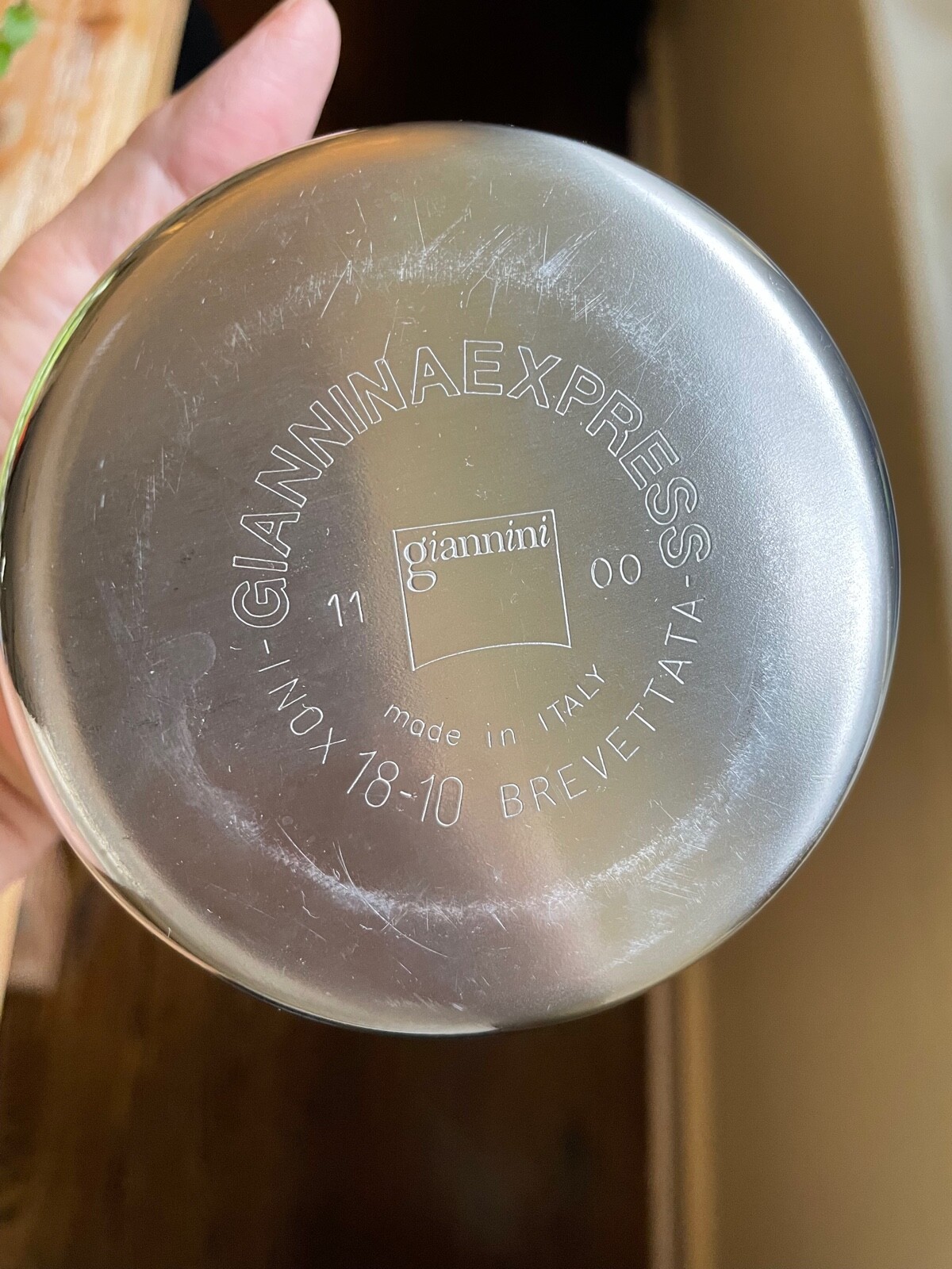 Giannini Italy Giannina 6/3 Cup High Polished Stainless Steel Espresso