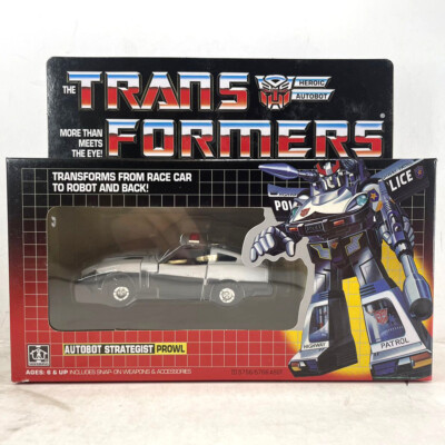 Transformers G1 Series Autobot Steategist Prowl Action Figure Gift Toys