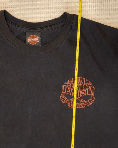 Harley Davidson 2013 El Paso TX Barnett XXL Black Biker T-Shirt Skull 2-Sided - Picture 5 of 6