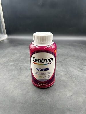 Centrum Multivitamin for Women Energy Immunity Metabolism 250 Tablets EXP 08/25
