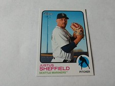 2022 Topps Heritage Justus Sheffield  556  Seattle Mariners