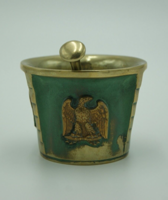 Signed MAX LE VERRIER NAPOLEON EMPIRE GREEN PATINATED BRONZE SMALL 