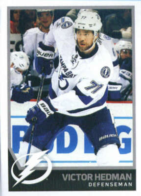 2017-18 Panini Stickers #198 Victor Hedman Tampa Bay Lightning