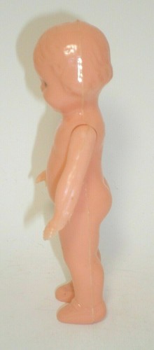 Vintage Early Irwin Celluloid? Plastic 5" Baby Doll Figure w/ Jointed Arms Nice - Picture 5 of 6