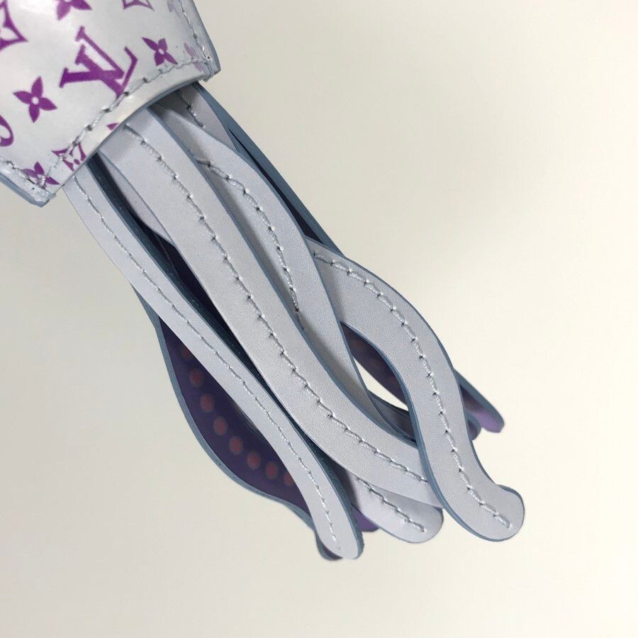 Auth LOUIS VUITTON Bag Charm - LV Octopus M01927 Light Blue