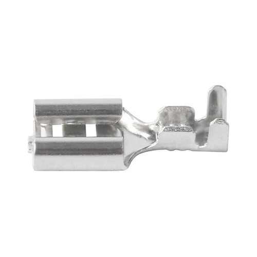 100PCS Non Insulated Female Spade Terminals 6.3mm Quick Splice Wire Connectors - Picture 4 of 8