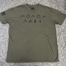 Molon Labe Come and take Them Alt 2 T-Shirt Tee Shirt 2A second amendment Xl