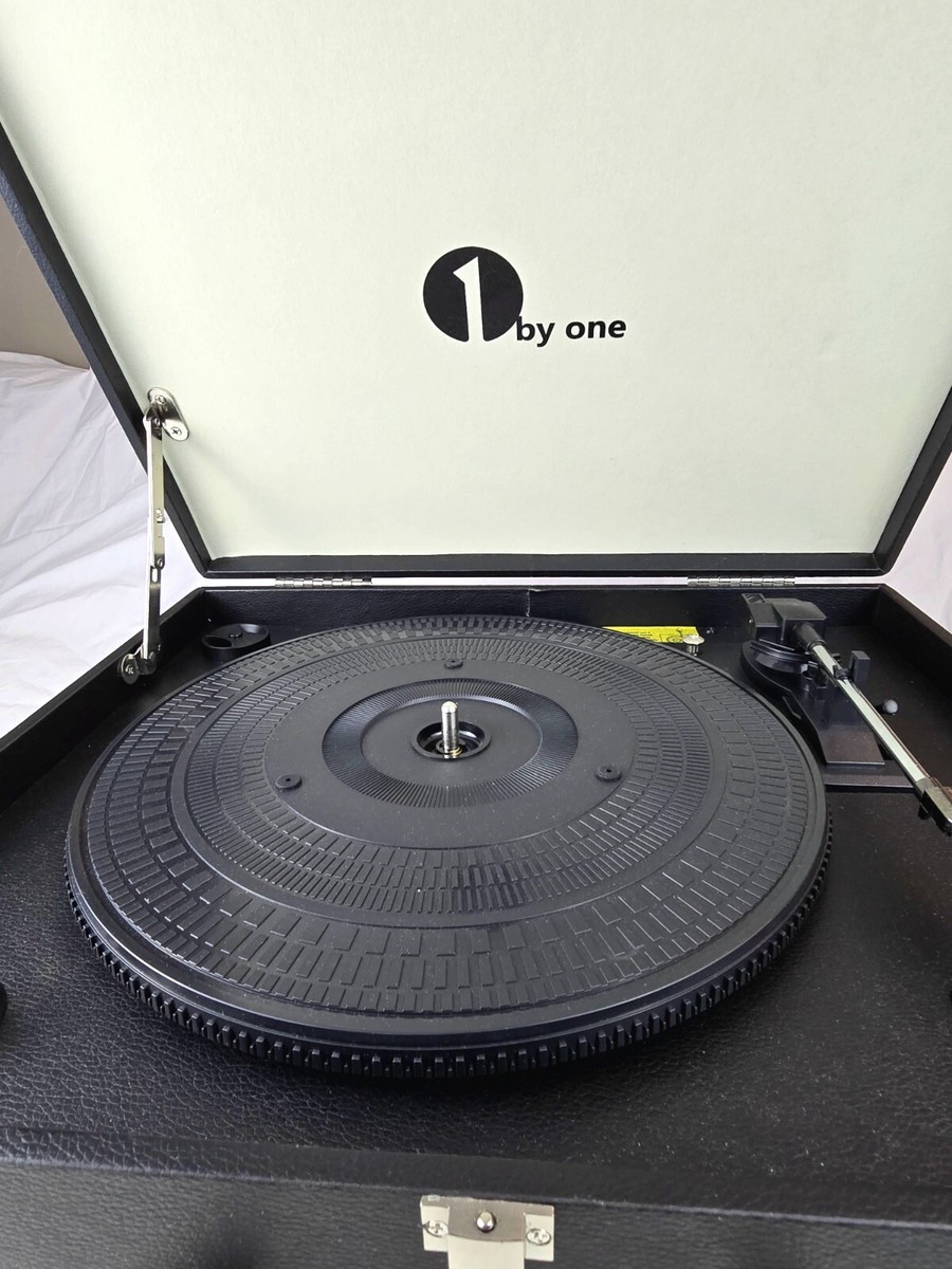 BLUETOOTH 1byone SUITCASE Turntable 3-speed TESTED Hard-To-Find With Bluetooth | eBay BLUETOOTH 1byone SUITCASE Turntable 3-speed TESTED Hard-To-Find With Bluetooth | eBay