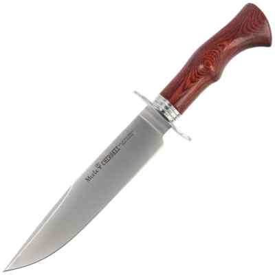 Muela Cherokee-19R Red Pakka Wood Knife, Satin X50CrMoV15 | eBay