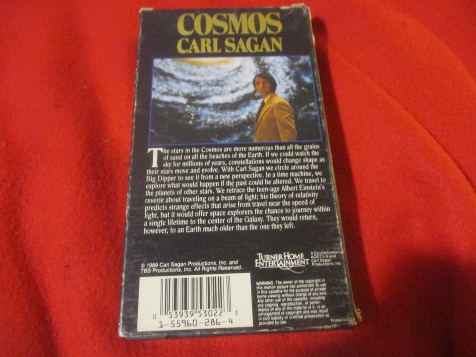 Cosmos: Carl Sagan Episode 8 Travels in Space and Time VHS 1989 - Image 3 of 4