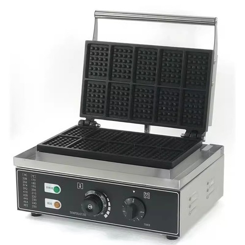 Equipo eléctrico cuadrado de diez compartimentos para hornear celosía horno pastel - Imagen 6 de 7