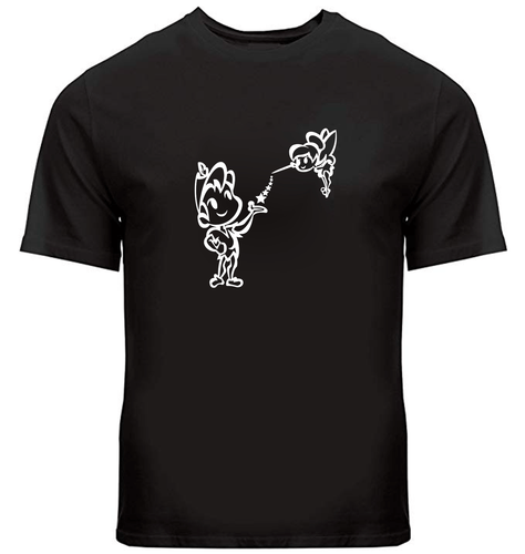 Cute Fairy Shirt Short Sleeve Tinkerbell T-Shirt Gift Print Fairies & Peter Pan - Picture 15 of 30