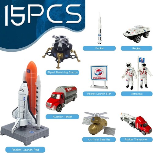 Space Shuttle Rocket Toys Set for Kids 3 4 5 6 7 8 9+ Years Old Rocket Ship Toys - Picture 5 of 5