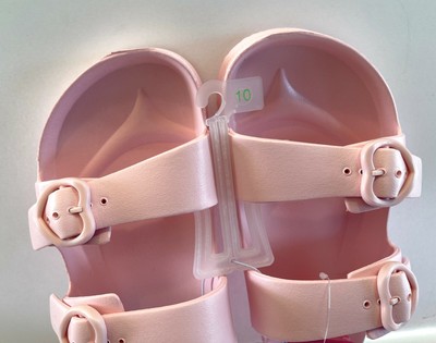 STONEY CLOVER LANE X TARGET WOMEN'S SLIDE SANDALS LIGHT PINK HEART SZ 10  for sale online | eBay