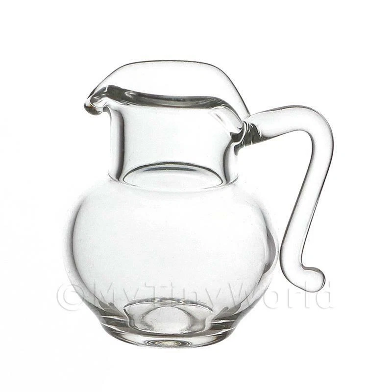 Maison de Poupées Miniature Fait Main Verre Cruche - Photo 1/1
