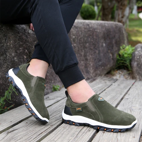 Mens Casual Breathable Loafers Shoes Running Walking Slip on Sports Sneakers Gym - Bild 35 von 49