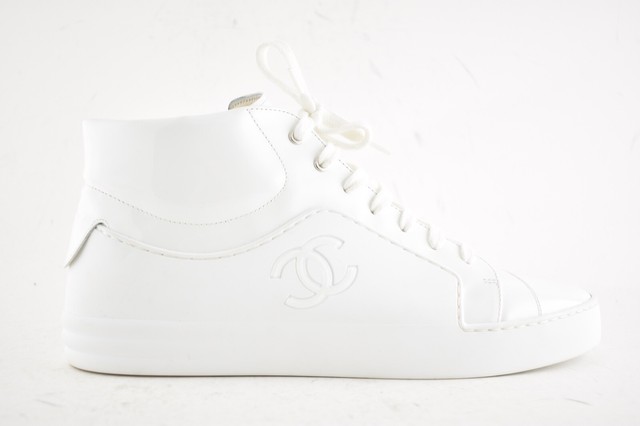 chanel high top sneakers