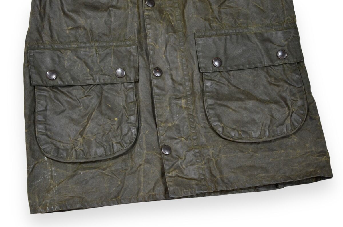Barbour Bedale Jacket Wax A100 Green Vintage England Classic Barbour Bedale Jacket Wax A100 Green Vintage England Classic