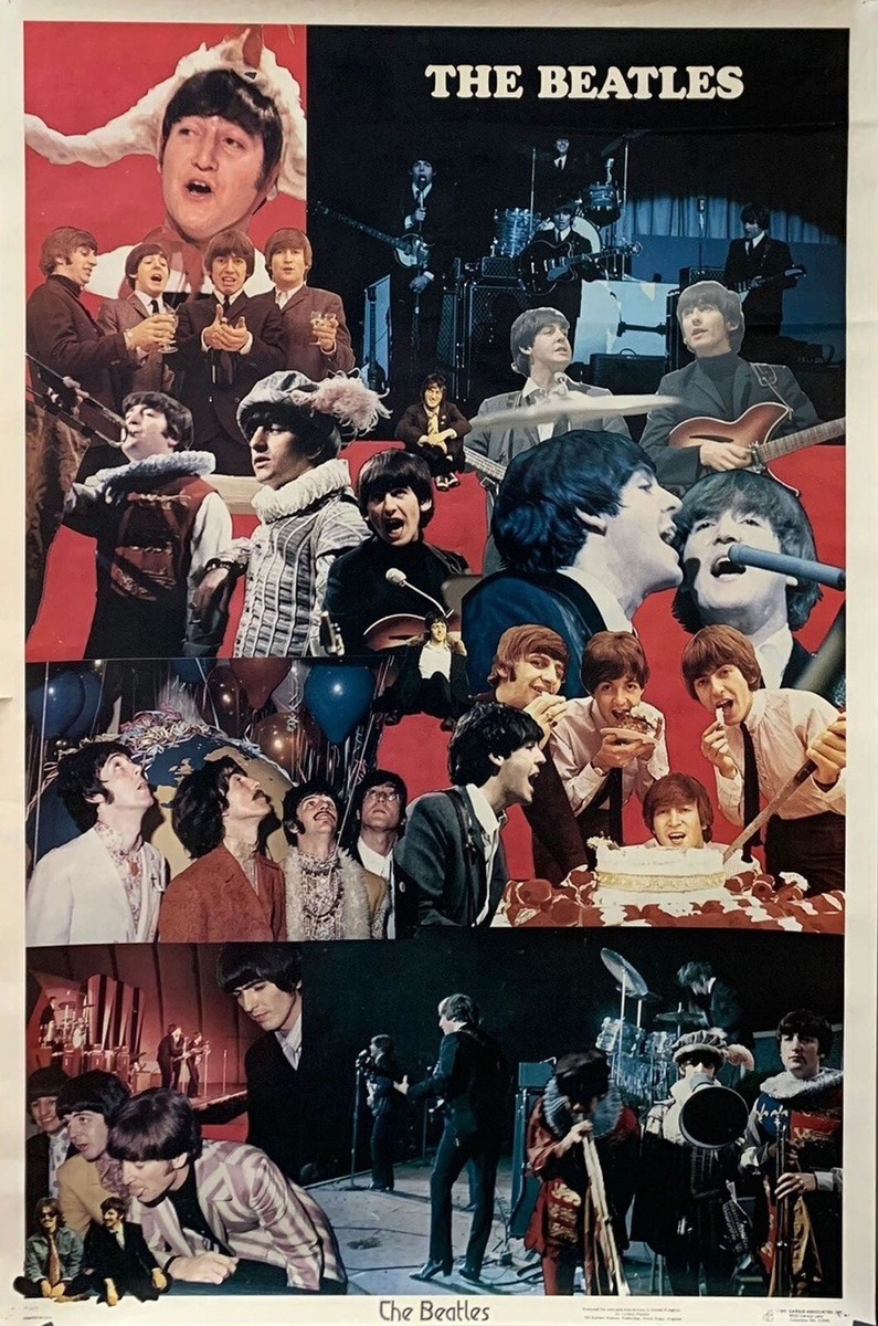 1970s Original BEATLES Poster New Oldstock London | eBay