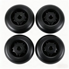 Set 4 Ruote Attrezzatura Fitness 70x25x8mm Basso Rumore per Tapis Roulant e Bici
