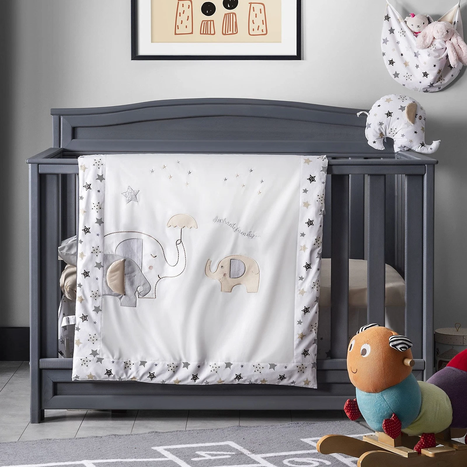 Baby Crib Bedding Set - 100% Turkish Cotton - Nursery Crib Bedding Sets for B...
Opens in a new wind