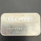 Engelhard 1 oz .999 Fine Silver Bar 1 Ounce Silver Bullion 1 Troy Ounce