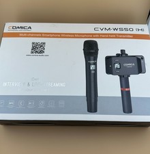 Comica CVM-WS50 H UHF Wireless Microphone System, 6 Channels, Handheld READ
