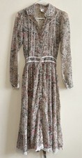 Vintage 70s Gunne Sax by Jessica McClintock Prairie Dress - Gold Label - XS