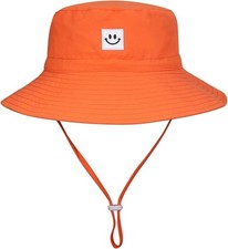 Baby Sun Hat Smile Face UPF 50 Toddler Bucket Hat for Boys Girls