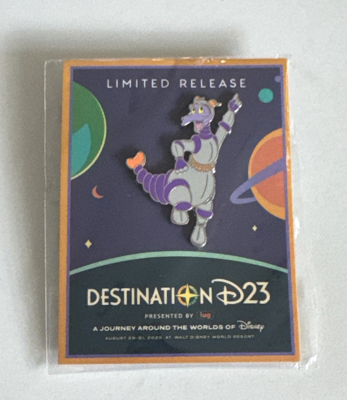 New Disney ASTRONAUT FIGMENT Destination D23 LUG Booth Limited Release 2025 Pin
